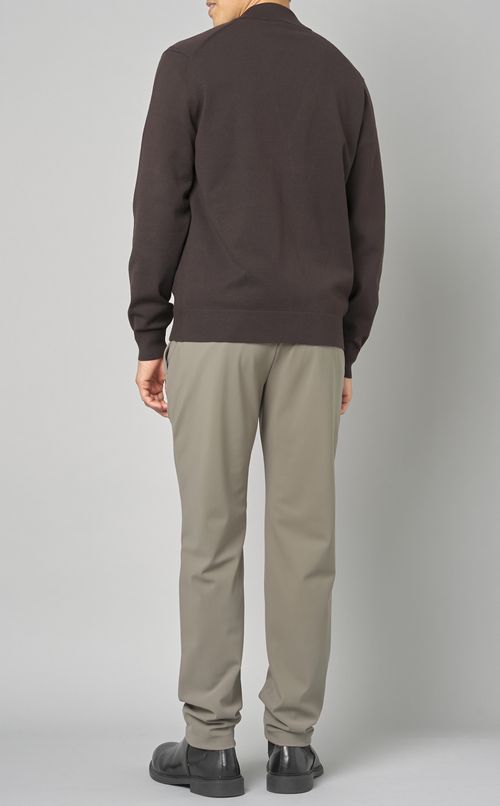 ニットラペルカーディガン