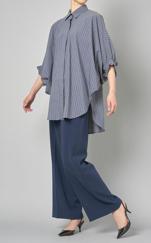 プルオンワイドストレートパンツ