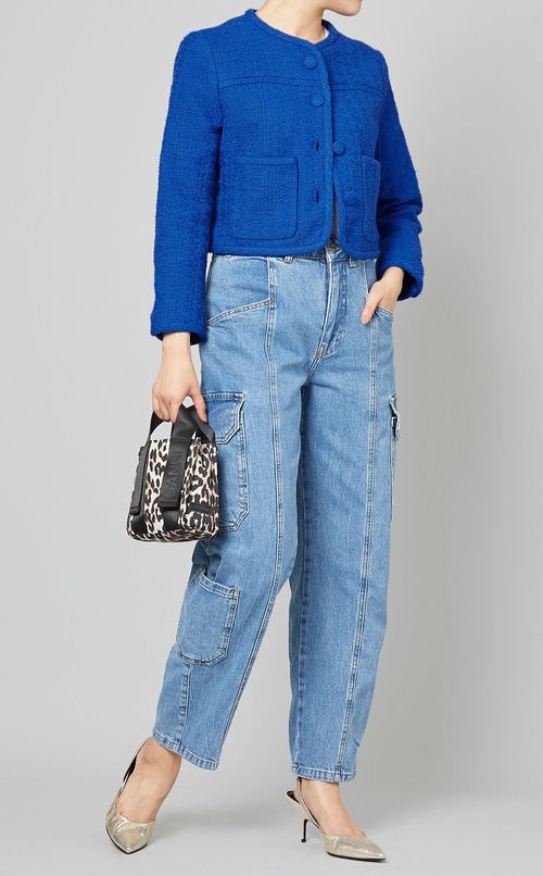 ツイードクロップドジャケット