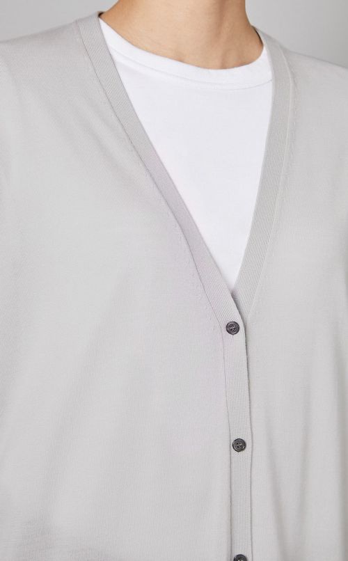 ウールハイゲージロングカーディガン