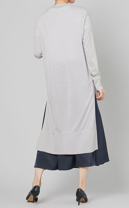 ウールハイゲージロングカーディガン