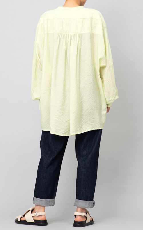 フレンチレーヨンステッチブラウス