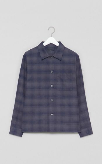 テクスチャーチェックシャツ