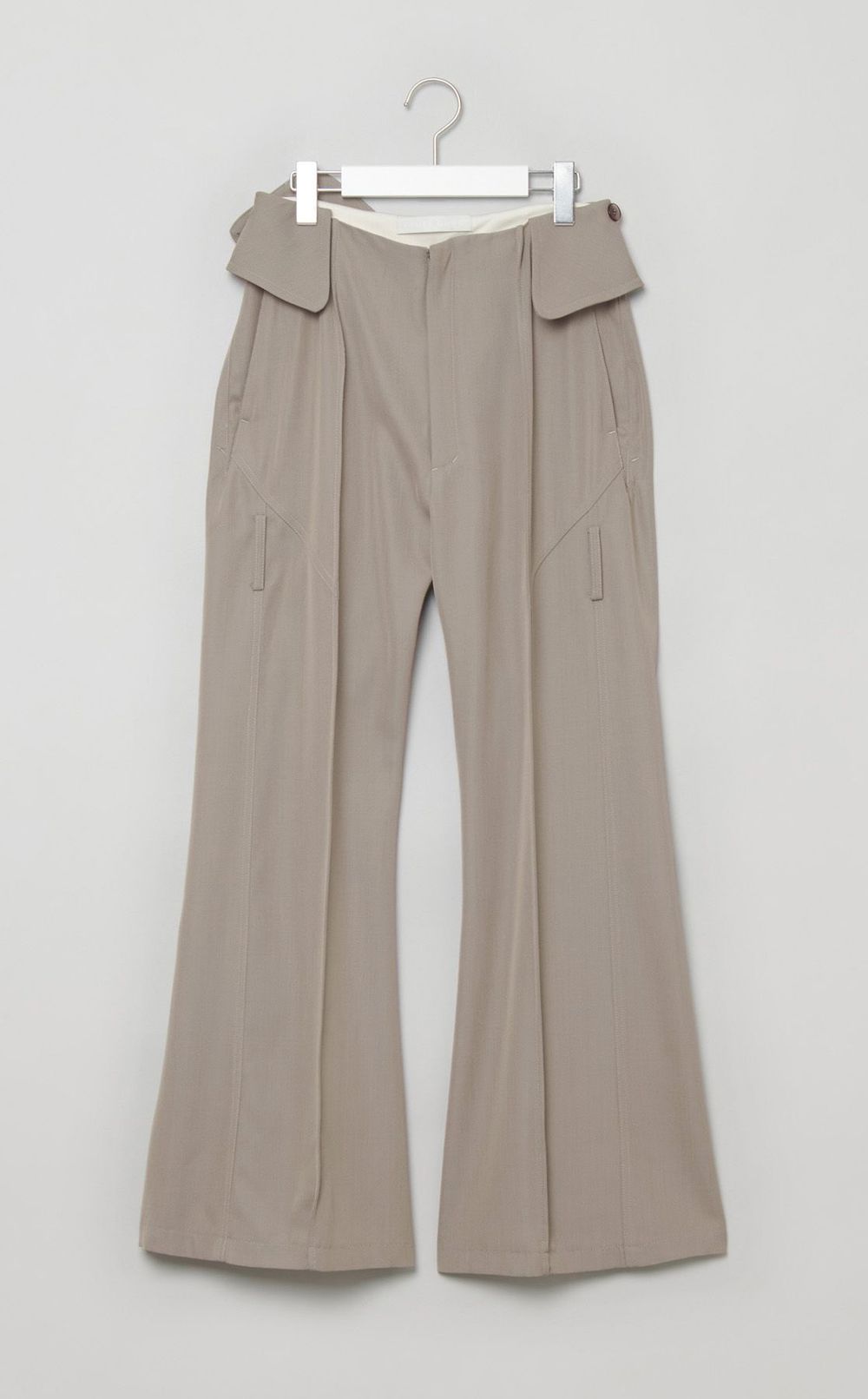 トレンチディテールハイウエストパンツ