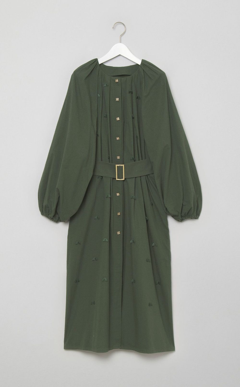 幾何学モチーフワンピース