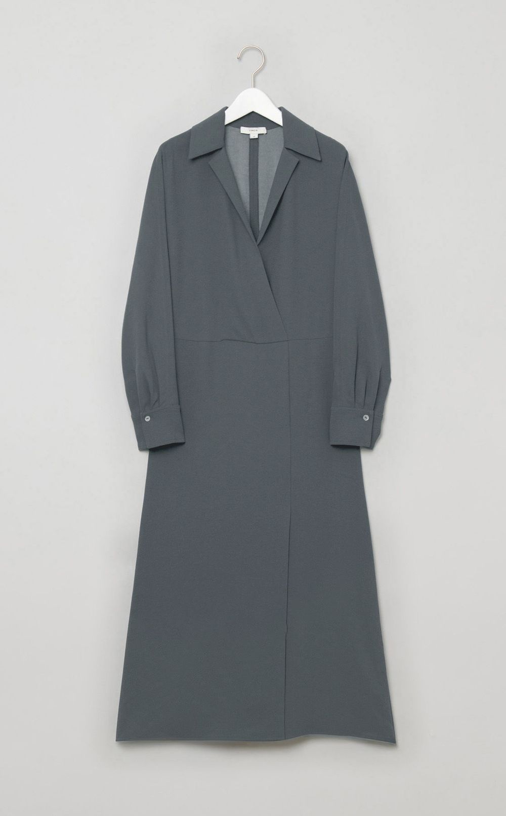 カシュクール切替シャツワンピース