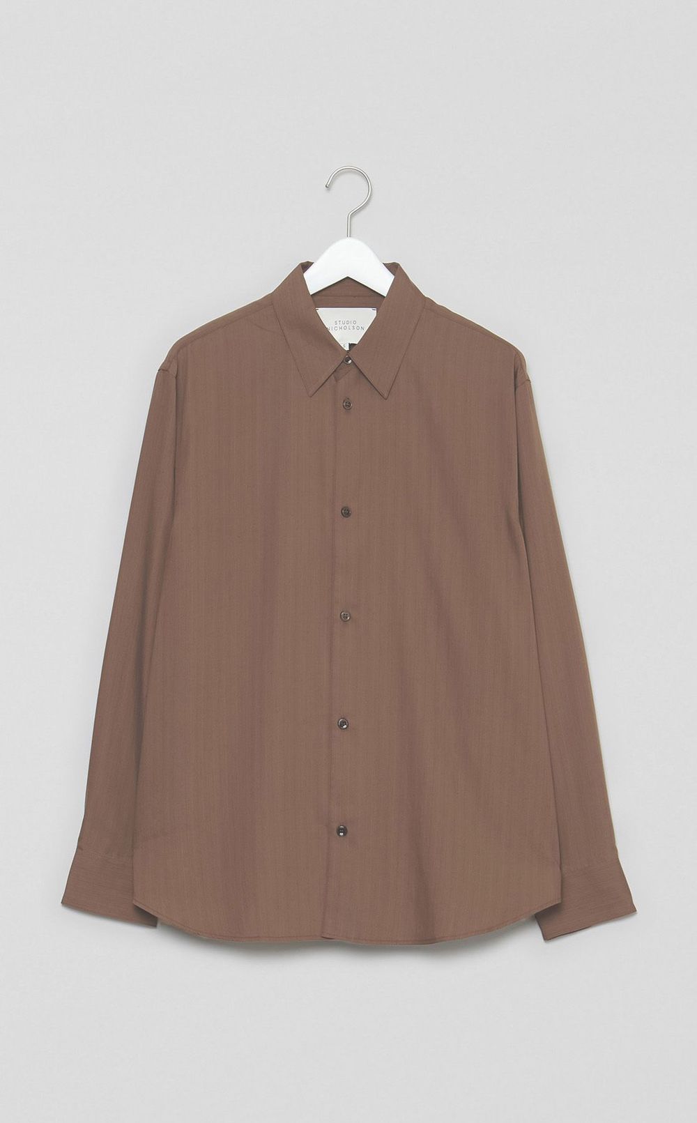 ピンストライプオーバーサイズドシャツ