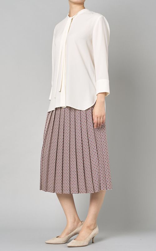 コモンフラワープリーツスカート