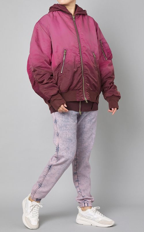 グラデーションMA-1ブルゾン