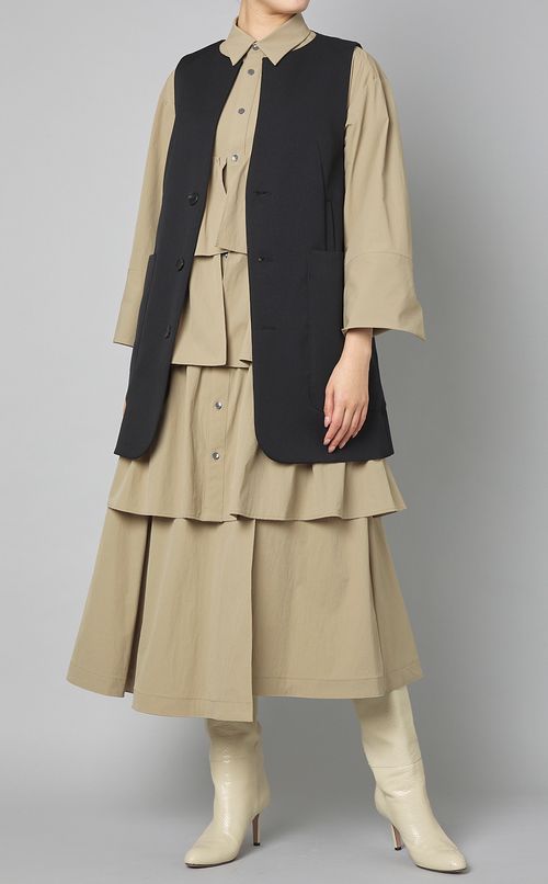 ドレープタックミディスカート