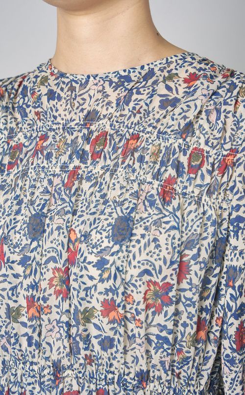 プリントランダムシャーリングワンピース