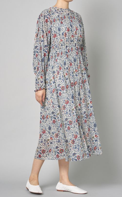 プリントランダムシャーリングワンピース