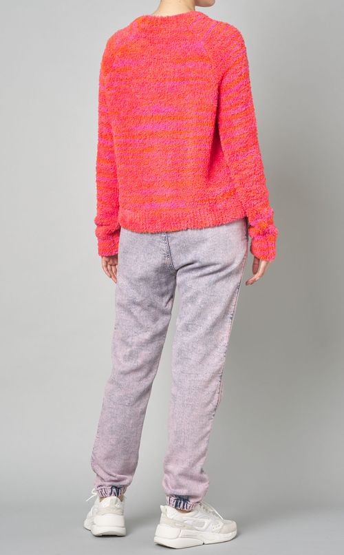 シャギーボーダーセンターロゴニット