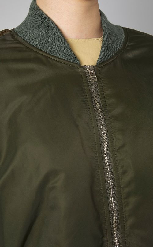 プリーツバックMA-1ブルゾン