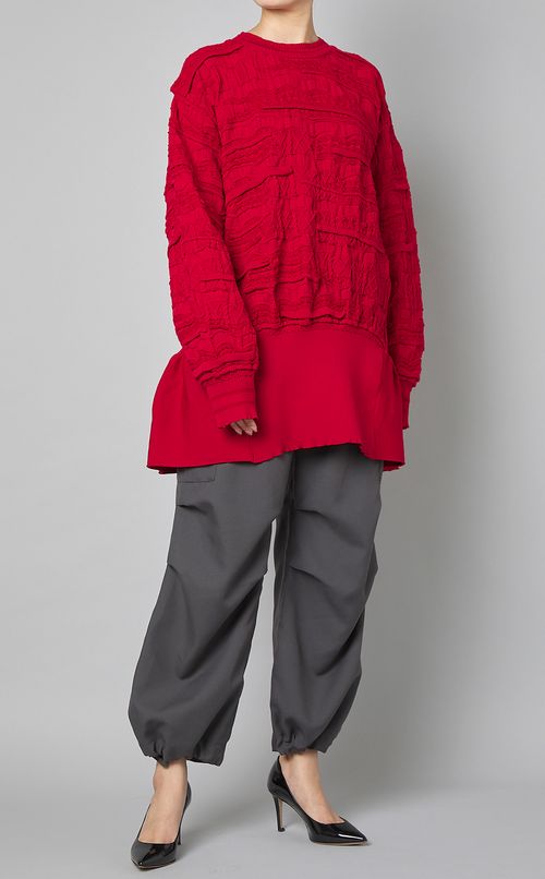 ギャバカーゴイージーパンツ