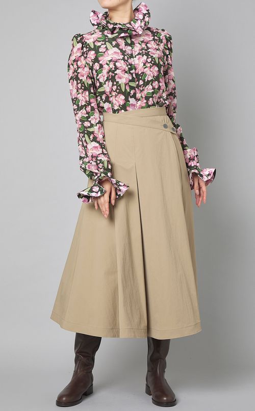 ドレープタックミディスカート