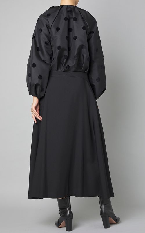 モールドットジップブルゾン