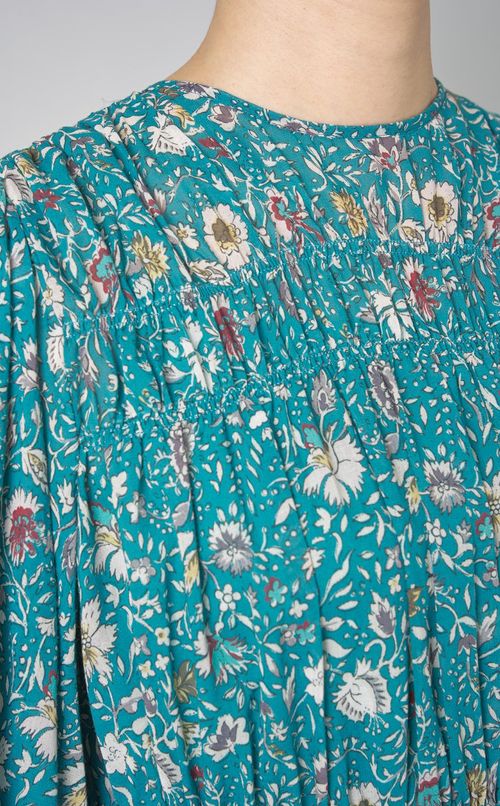 プリントランダムシャーリングワンピース