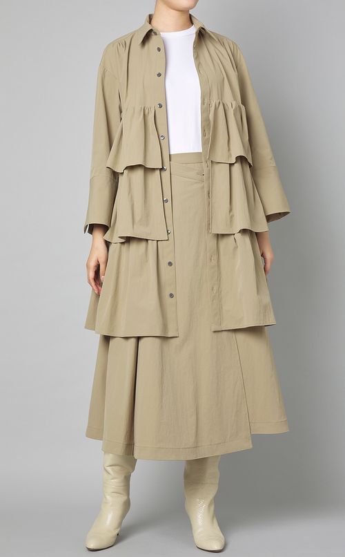 ドレープタックミディスカート