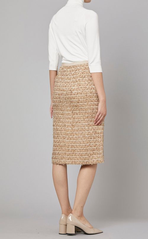 ツイードタイトスカート