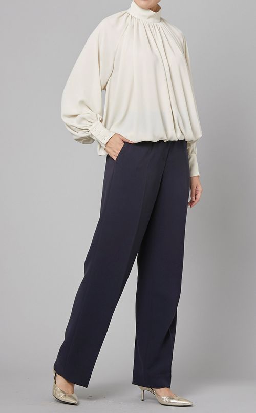 ジョーゼットストレートパンツ