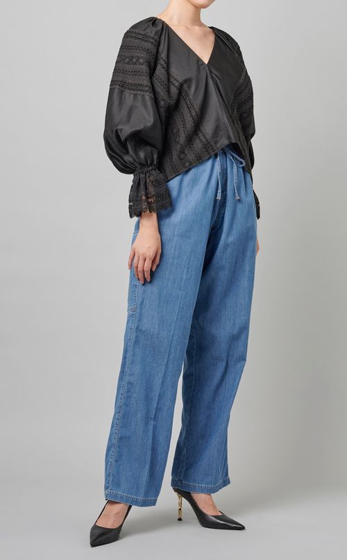 ルーマニアンレースブラウス