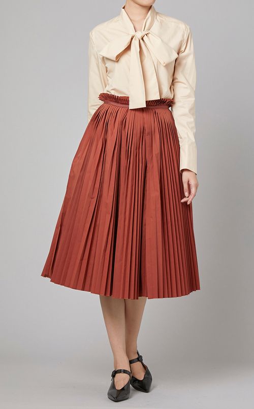 タイプライターボウタイブラウス