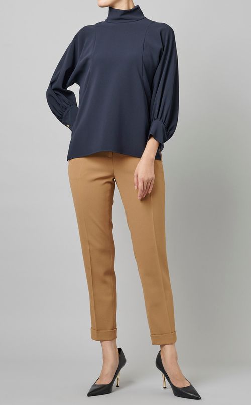 ロールアップストレートパンツ