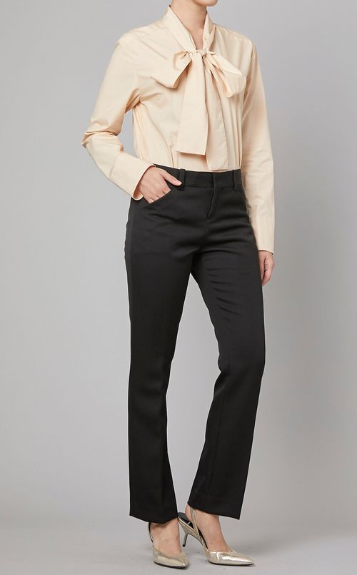 タイプライターボウタイブラウス