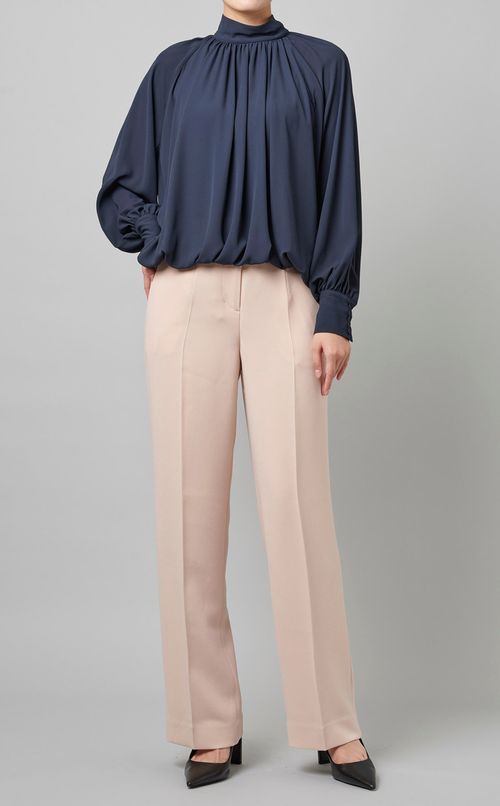 ジョーゼットストレートパンツ