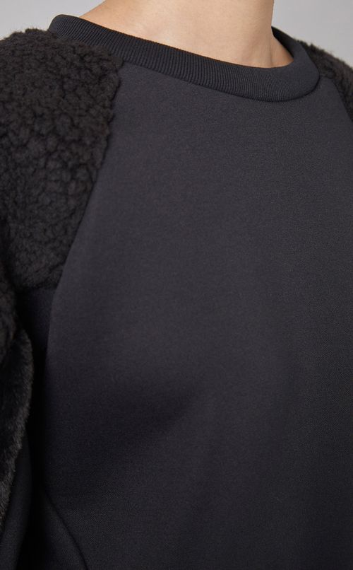 ボアスウェットプルオーバー