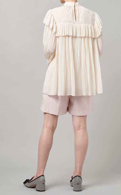 ワッシャープリーツブラウス