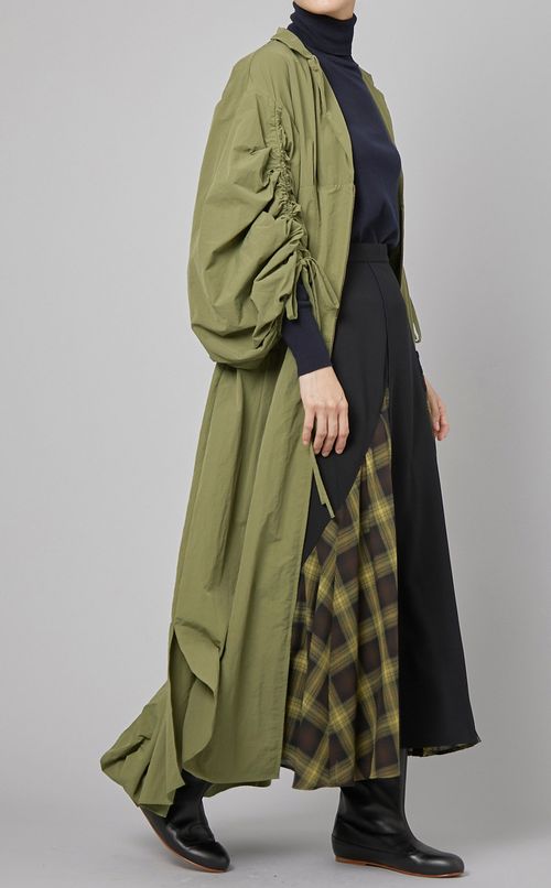 チェックプリーツスカート