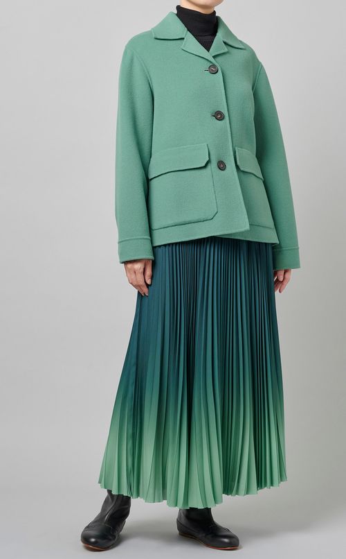 ウールテーラードコート