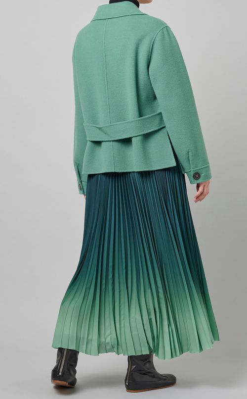 ウールテーラードコート