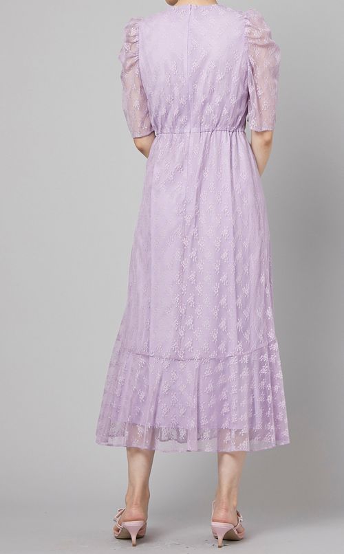 チュールレースワンピース