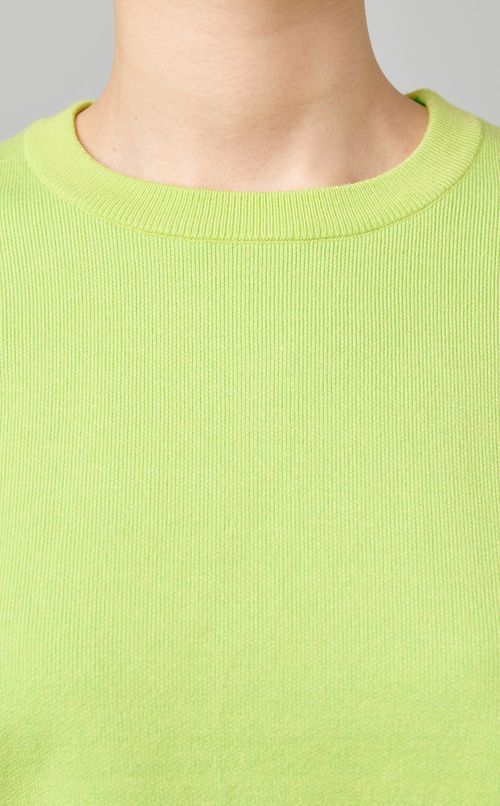 バイカラーニットプルオーバー