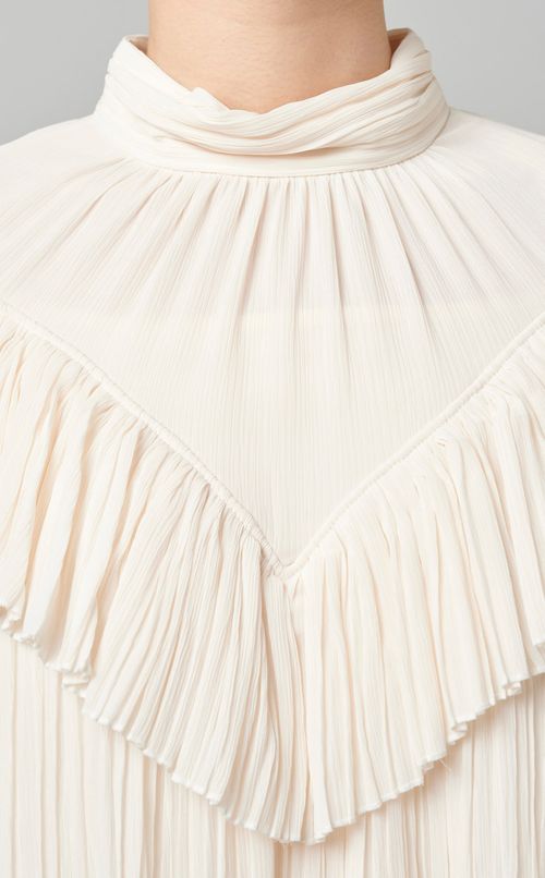 ワッシャープリーツブラウス