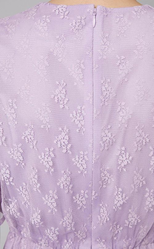 チュールレースワンピース