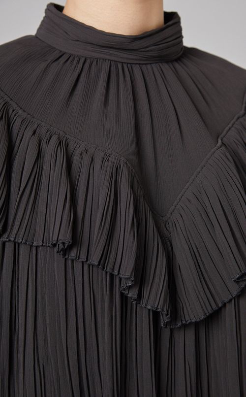 ワッシャープリーツブラウス