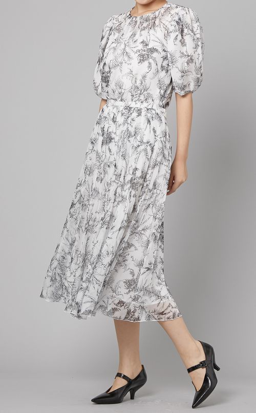 フラワープリントブラウス