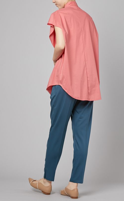 ストレッチボウタイブラウス