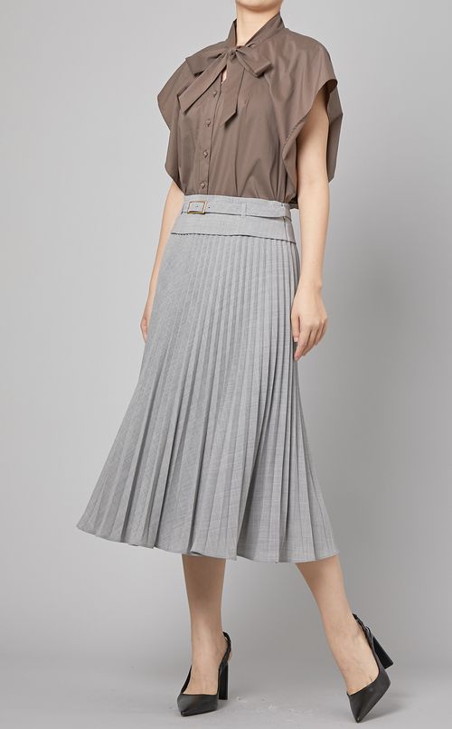 ストレッチプリーツスカート