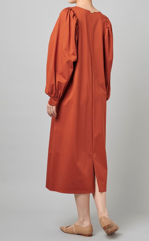 ギャザースリーブワンピース