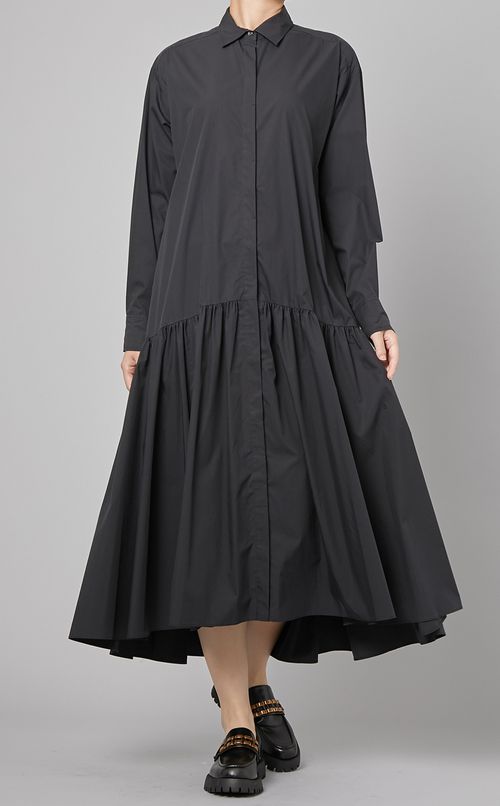 ティアードシャツワンピース