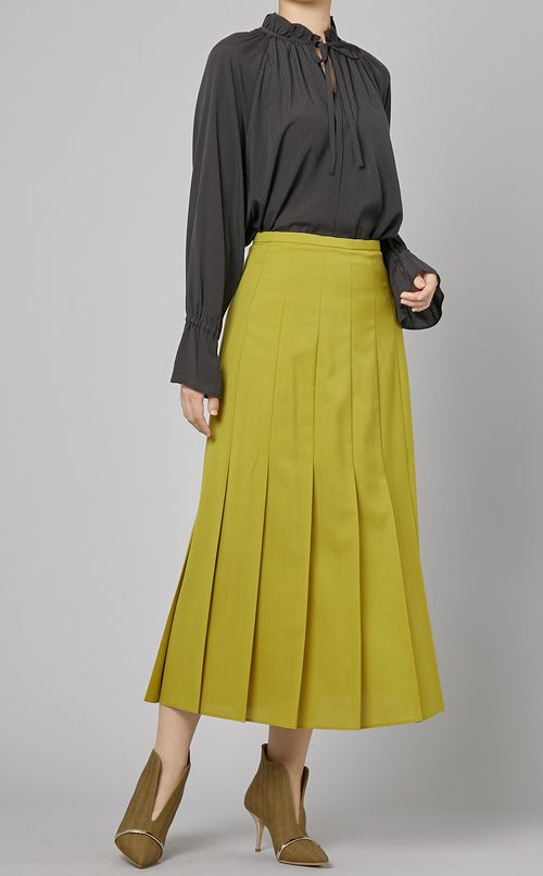 タックプリーツスカート