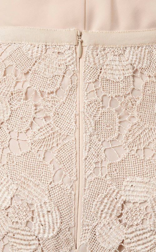 フラワーレースフレアスカート