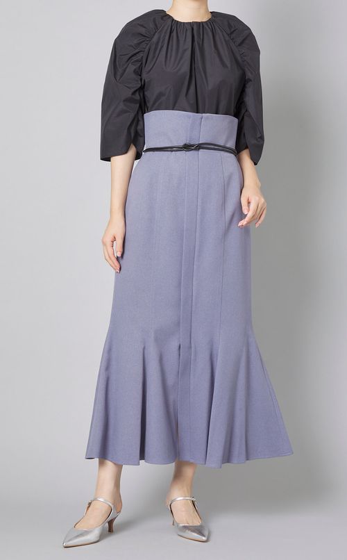 フロントファスナーマーメイドスカート