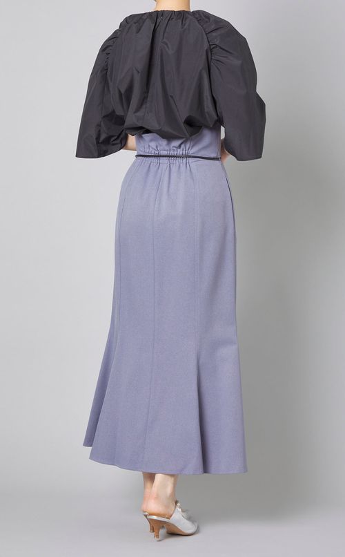 フロントファスナーマーメイドスカート