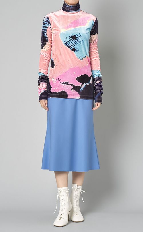 プリントタートルシャツ